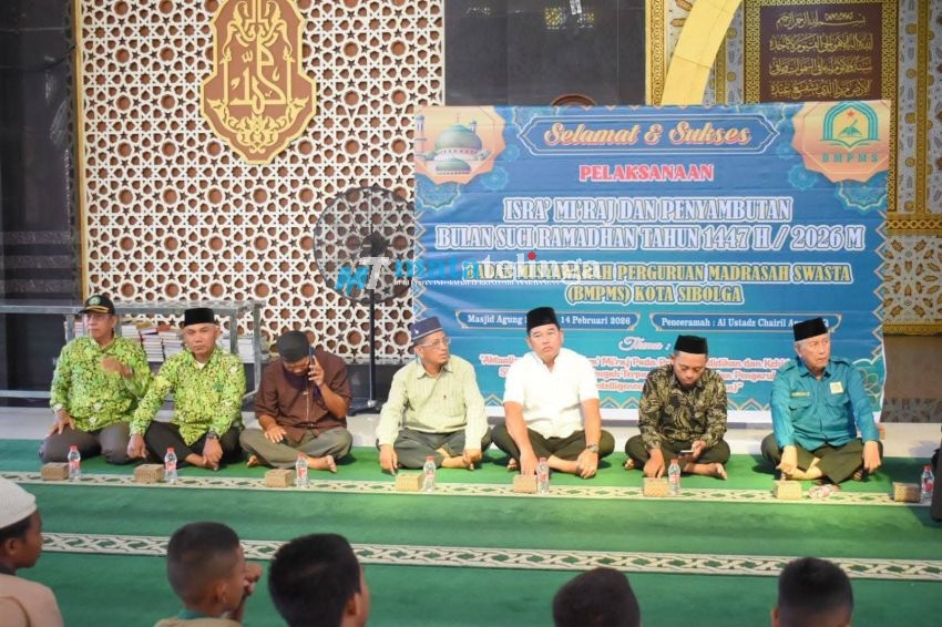 Lewat Peringatan Isra Mikraj Wali Kota Sibolga Ajak Generasi Muda Berintegritas di Era Digital