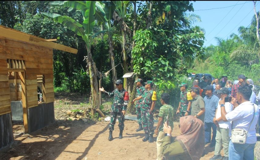 Tim Wasev TMMD Mabesad Kunker ke Lokasi Kerja TMMD ke-127 Kodim 0212/ Tapsel