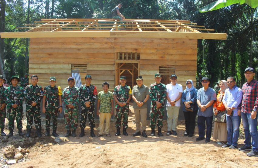Dibawah Terik Panas Matahari, Tim Wasev TMMD Mabesad Menelusuri Lokasi Kerja TMMD ke-127 Kodim 0212/ Tapsel