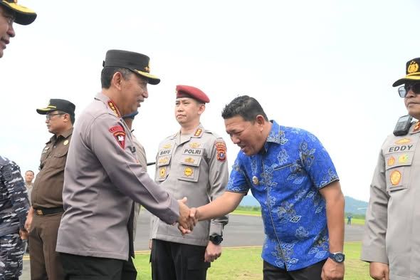 Wakil Wali Kota Sibolga Sambut Kedatangan Kapolri dan Ketua Komisi IV DPR RI