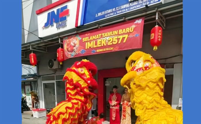 JNE Rayakan Imlek 2026 dengan Semangat Bergerak Bersama