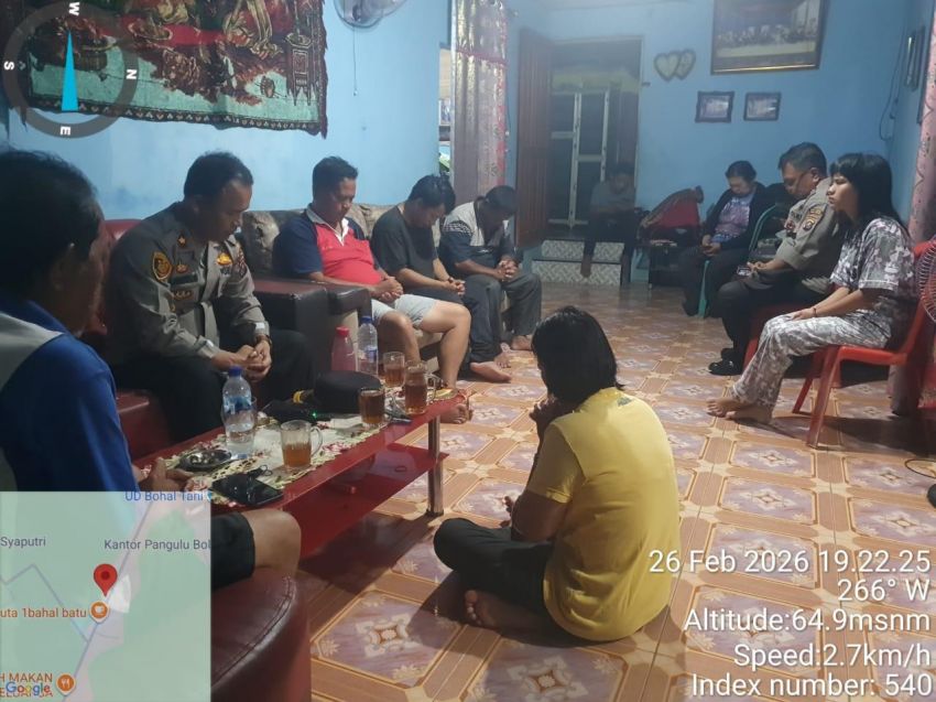 Polsek Tanah Jawa Tangani Laporan Call Center 110, Langsung Turun ke Lokasi