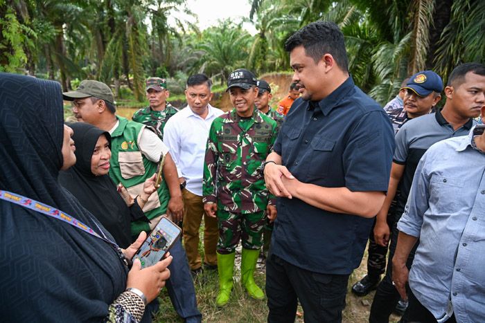 Bobby Nasution Tinjau Sungai Tukka, Pemerintah  Siapkan Tanggul dan Sabo Dam Kendalikan Banjir