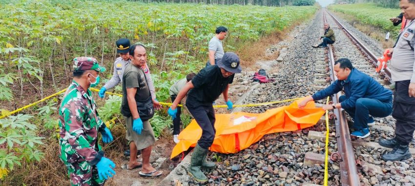 Reaksi Cepat Polres Simalungun Tangani Warga Tertabrak Kereta Api di Jalur Rel Dolok Merangir