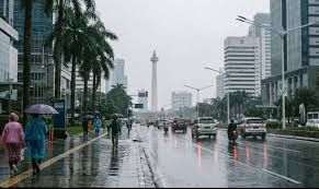 MInggu Ini, JBMKG Memprakirakan Cuaca Seluruh Wilayah Jakarta Hujan Ringan