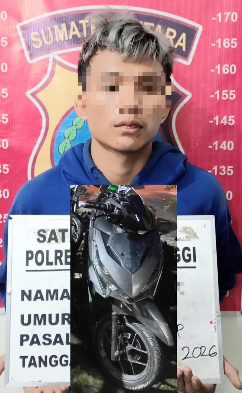 Terekam CCTV, Pelaku Curanmor Di Parkiran Masjid, Akhirnya Ketangkap