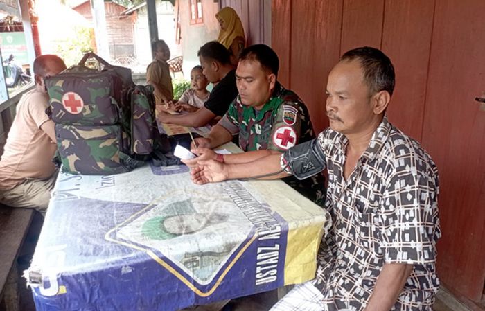 Dansatgas TMMD ke-127 Kodim 0212/ Tapsel  Letkol Inf Dedi Harnoto S.I.P: Layanan Cek Kesehatan Gratis Juga Merupakan Ibadah