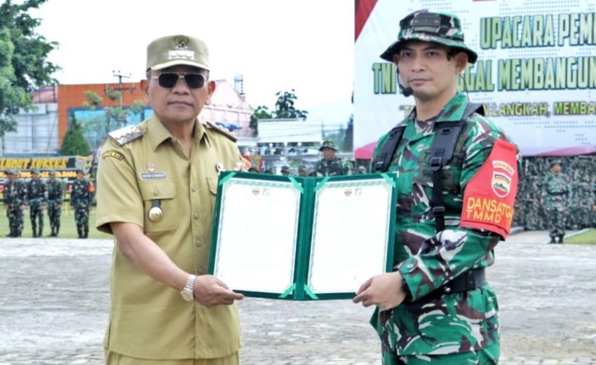 Bupati Simalungun Resmikan Kegiatan TMMD Ke 127 Kodim 0207/Sml Tahun 2026: Sarana Efektif Mempercepat Pembangunan Daerah