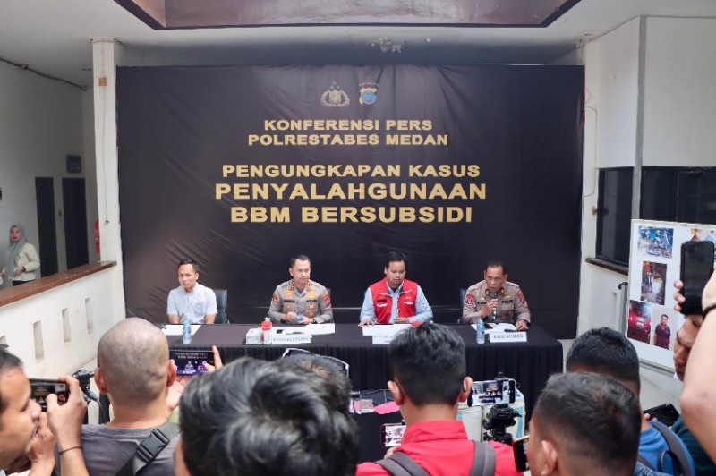 Polrestabes Medan Ungkap Penyalahgunaan BBM Bersubsidi