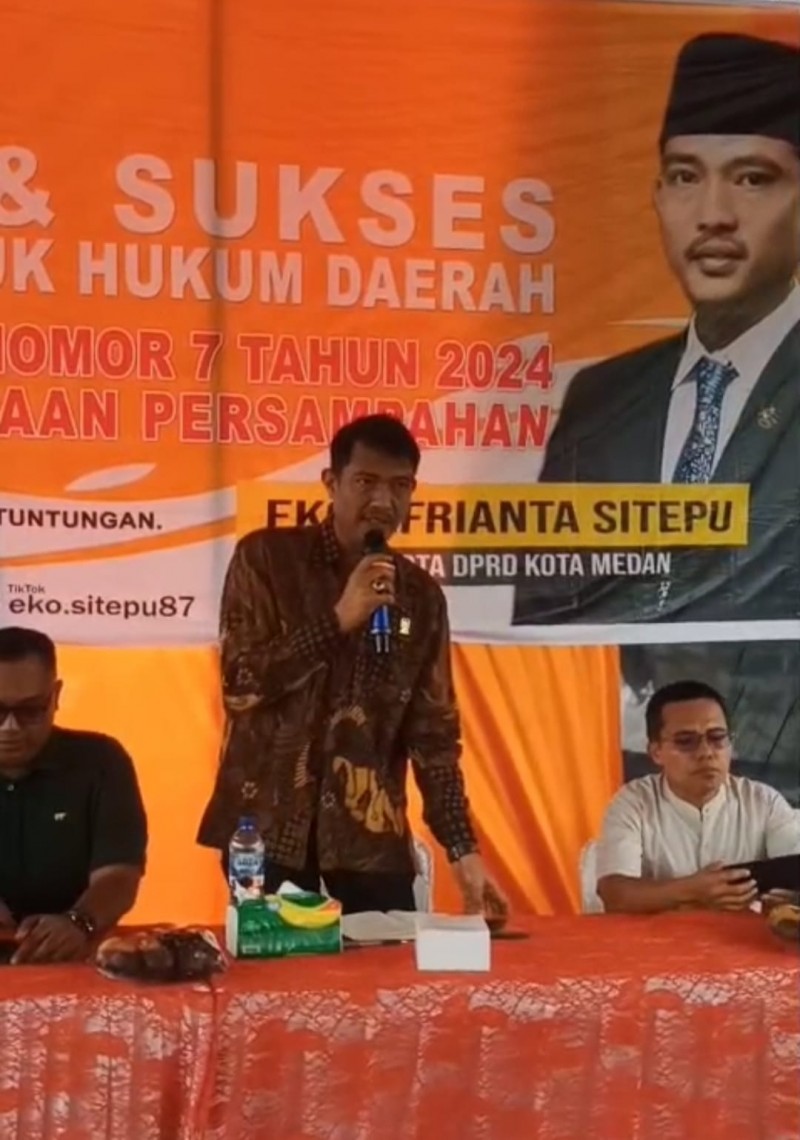 DPRD Medan Dorong Warga Pilah Sampah dari Rumah Lewat Sosialisasi Perda Persampahan