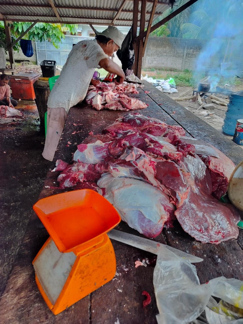 Jelang Ramadhan, Harga Daging di Padang Lawas Naik