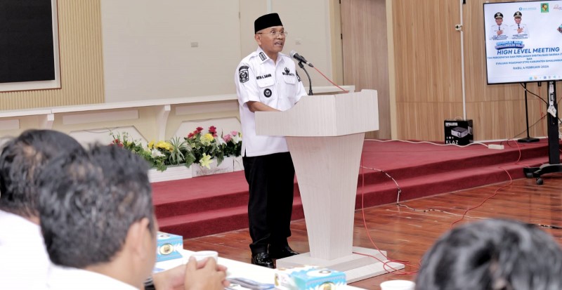 Bupati Pimpin Rakor HLM TP2DD dan Evaluasi Roadmap ETPD Tahun 2026
