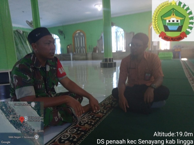 Sinergi TNI dan Ulama : Babinsa Penaah dan KUA Senayang Mengajak Warga Mempersiapkan Diri Menyambut Ramadan