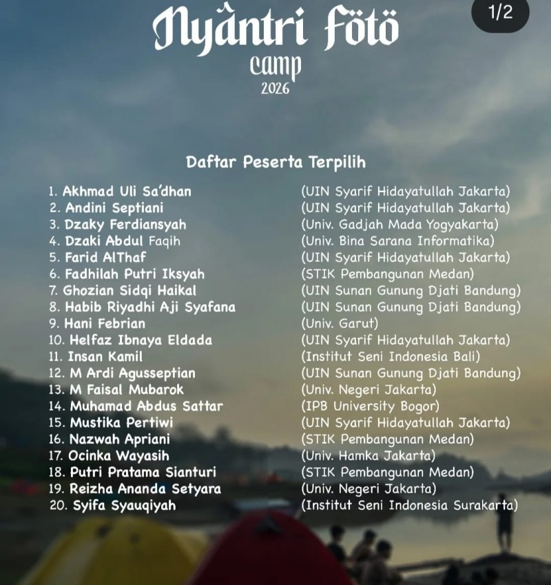 STIK-P Medan Lolos Nyantri Foto Camp 2026 ANTARA, Tiga Mahasiswi Wakili Sumut