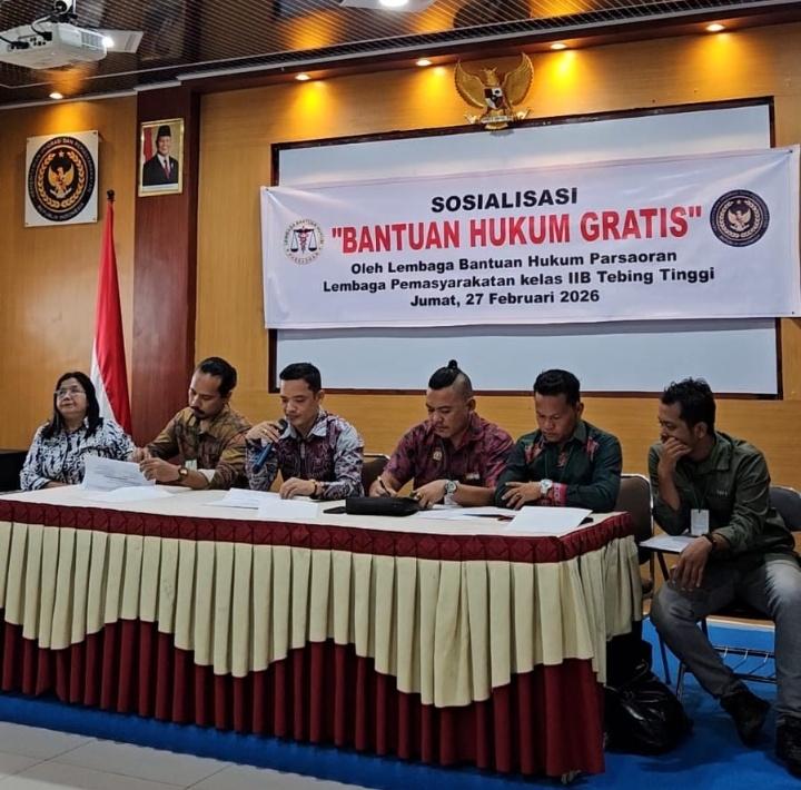 LBH Parsaoran Hadir di Balik Jeruji, Sosialisasikan Bantuan Hukum Gratis untuk Warga Binaan di Tebing Tinggi