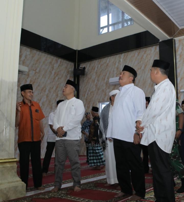 Dalam Safari Ramadhan Khusus,Bupati Asahan Resmikan Masjid Al Ikhlas
