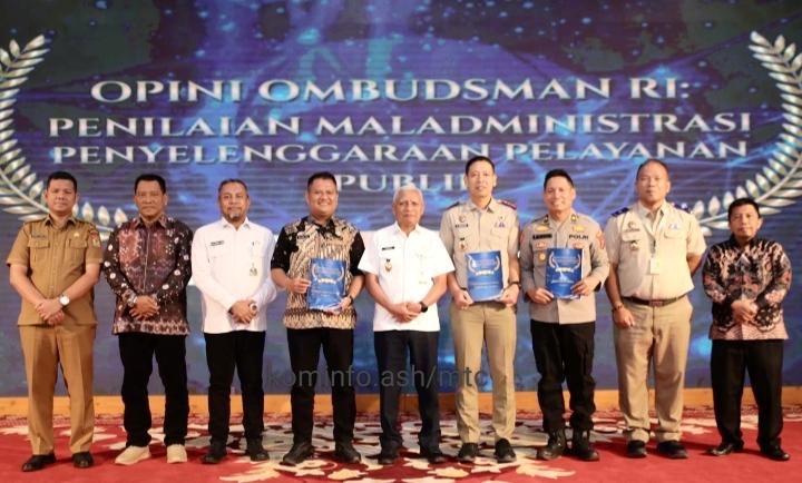 Ombudsman Berikan Predikat Opini Tinggi Tanpa Mal Administrasi Kepada Pemkab Asahan