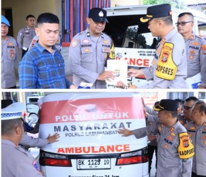 Kapolres Labuhanbatu Berikan Reward Kepada Aiptu Ihsan