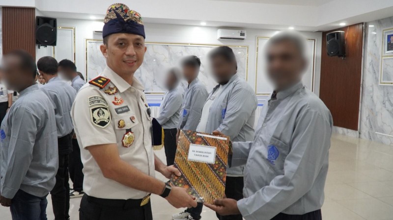 10 Orang Warga Binaan Rutan Kelas I Medan Dapat Remisi Khusus Hari Raya Nyepi