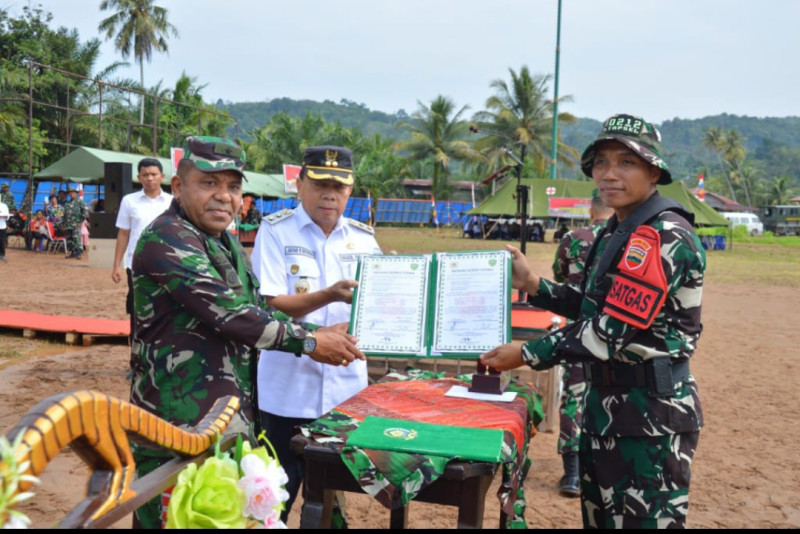 Tutup TMMD ke-127 Kodim 0212/Tapsel, Irdam I/BB: Kegiatan TMMD Bentuk Nyata Kemanunggalan TNI Dengan Rakyat