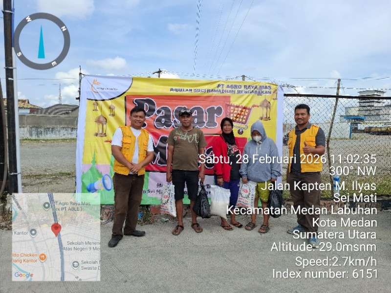 Sambut Ramadan 1447 H, PT Agro Raya Mas Gelar Pasar Murah untuk Masyarakat Sei Mati