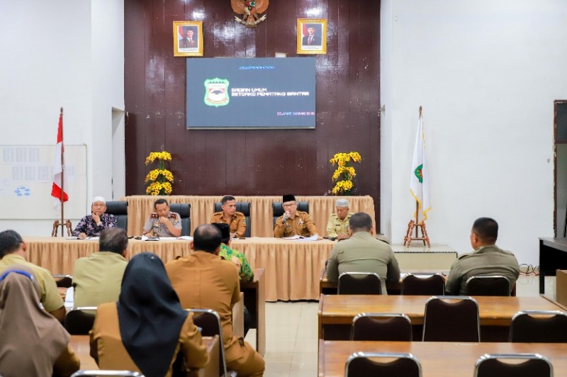 Wali Kota Wesly Melalui Sekda Siantar, Pimpin Rapat Persiapan Malam Takbirp