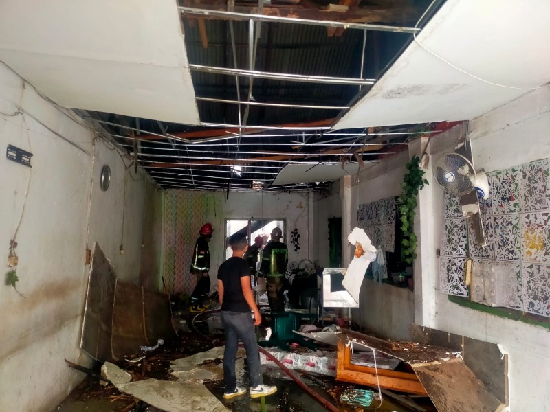 Saat Lebaran  Dua Rumah dan Warung Soto Terbakar