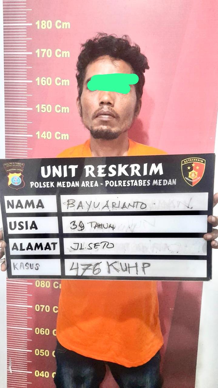 Polsek Medan Area Tangkap Residivis Pencurian