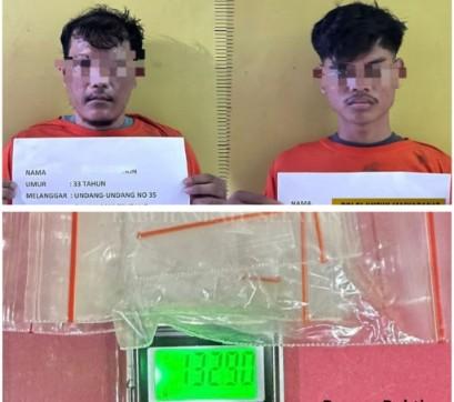 Dua Pemuda Terduga Pengedar Narkoba Diamankan Sat Res Narkoba Polres Labuhanbatu Selatan
