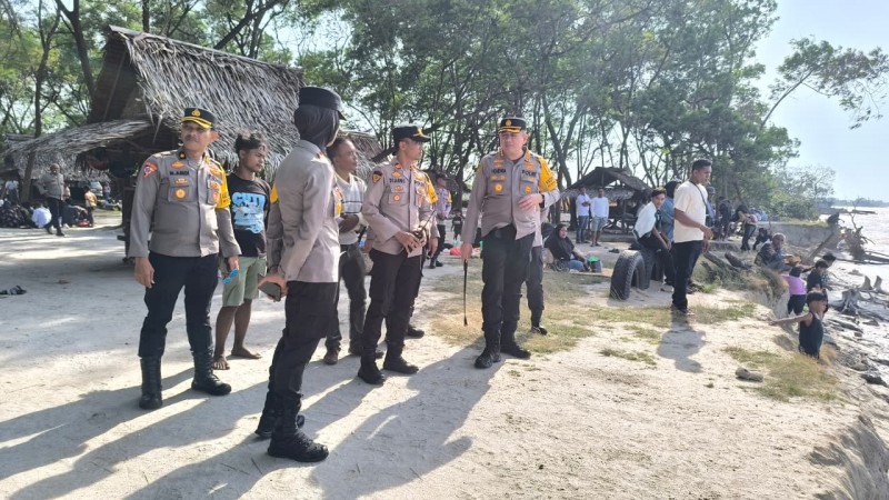 Libur Lebaran, Polresta Deli Serdang Monitoring Objek Wisata Masyarakat