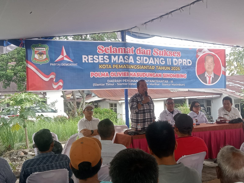 Reses DPRD Siantar Polma Sihombing, Bahas Infrastruktur, Harga Pupuk Mahal dan Usaha Ternak