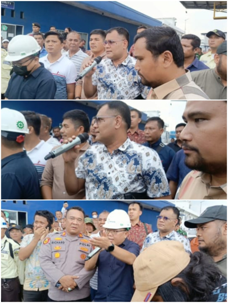 Tuntut Transparansi Lowongan Kerja, Warga Sei Mati Medan Labuhan Gelar Aksi damai di Depan PT Agro