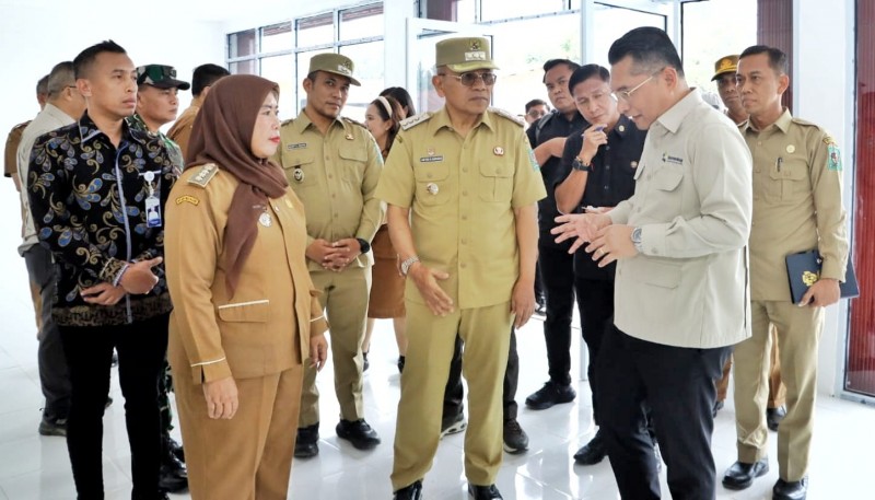 Bupati dan Wabup Giat Monitoring Percepatan Operasional KDKMP di Nagori Karang Anyar