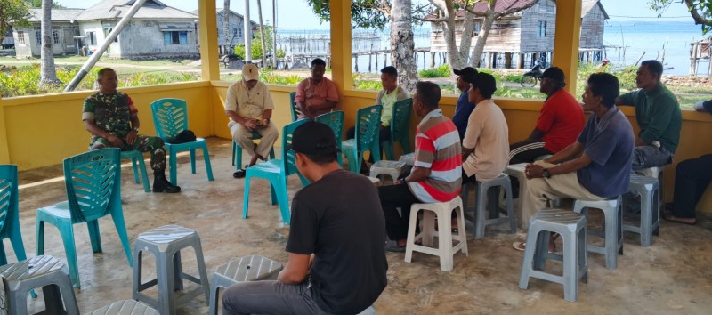Sosialisasi KUHP Baru Tentang Hewan Ternak, Babinsa dan Pemdes Mensanak Beri Tenggat Waktu Dua Minggu Tertibkan Ternak Liar