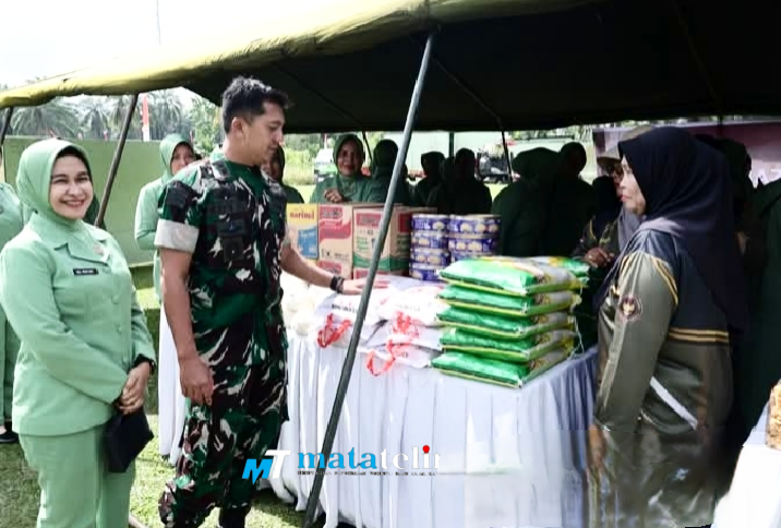 H- 8 Lebaran 1447 H Kodim 0208/Asahan Dan Persit Candra Kirana Kodim Gelar Pasar Murah