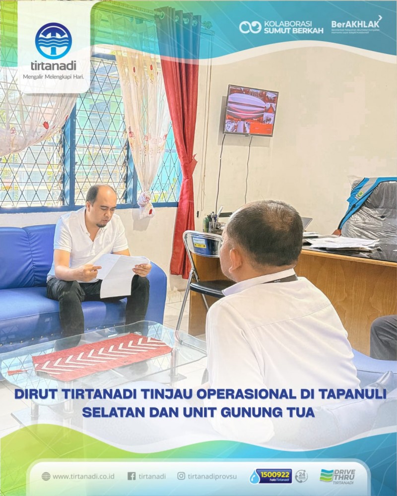 Dirut Perumda Tirtanadi, Ardian Surbakti Dampingi Gubsu Safari Ramadhan ke Palas dan Paluta sekaligus Kunker ke Cab. Tapsel dan Unit Gunung Tua