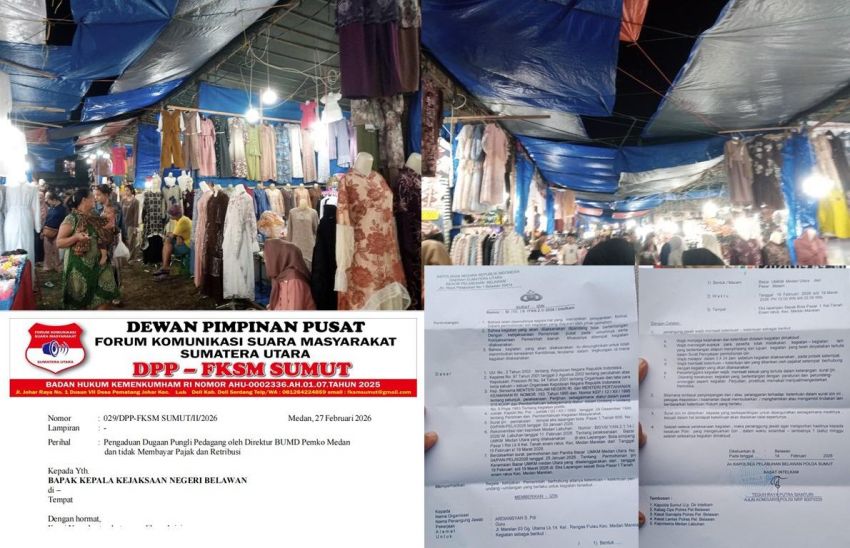 Diduga Pasar Tak Berizin, Pungutan Liar dan Tak Bayar Pajak
