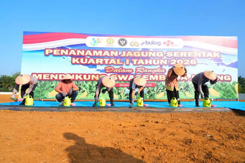 Penanaman jagung serentak Kwartal 1 Tahun 2026 Polda Sumut, Dukung Ketahanan Pangan Nasional