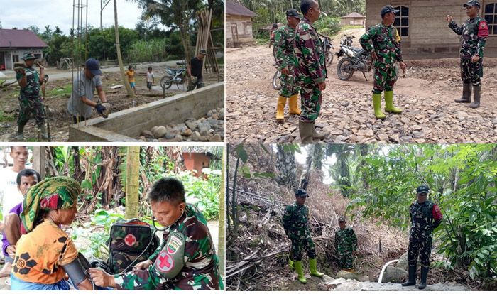 Satgas TMMD ke -127 Kodim 0212/Tapsel Berhasil Mengubah Tangisan jadi Senyuman  di Angkola Sangkunur Tapanuli Selatan