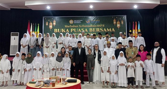 Ramadan Berdampak, Keluarga Besar USM Indonesia Gelar Bukber dan Santuni 40 Anak Yatim
