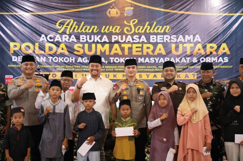 Polda Sumut Perkuat Silaturahmi dan Ukhuwah Islamiyah Bersama Masyarakat, Dengan Safari Ramadhan