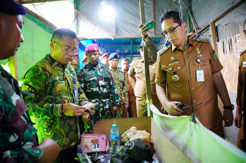 Rico Waas Bersama Aparat Gabungan Sisir Lokasi Diduga Rawan Narkoba di Belawan