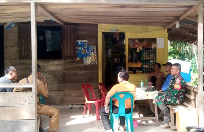 Satgas TMMD ke -127 Kodim 0212/ Tapsel Laksanakan Komsos di Desa Batu Rosak, Angkola Sangkunur