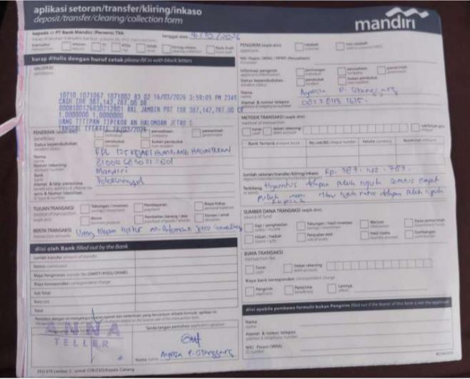 Kejari Humbahas Serahkan Uang Pengganti dan Denda Rp 387 Jutaan Kasus Pengelolaan Sampah