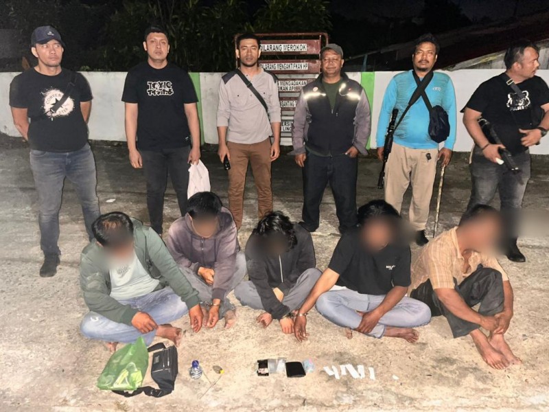 Polres Simalungun Gerak Cepat Grebek Komplotan Narkoba, 5 Pelaku Diringkus!