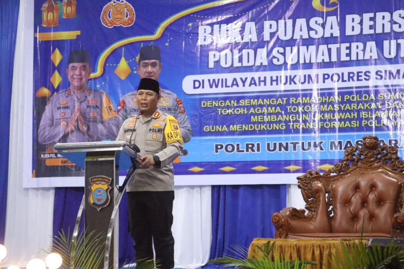 Kapolres Simalungun, Mewakili Kapolda Sumut Gelar Safari Ramadhan Bersama Ulama