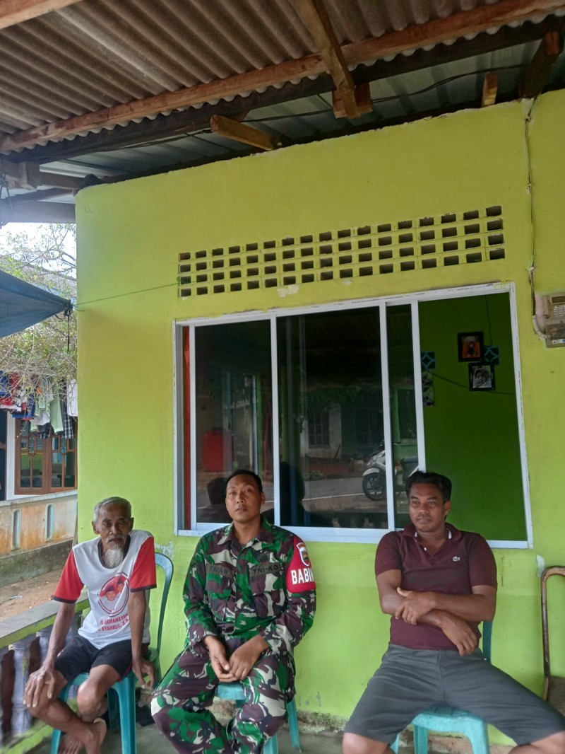 Babinsa Penaah Hadir Bersama Warga Sambut Idul Fitri Yang Penuh Berkah Dan Toleransi