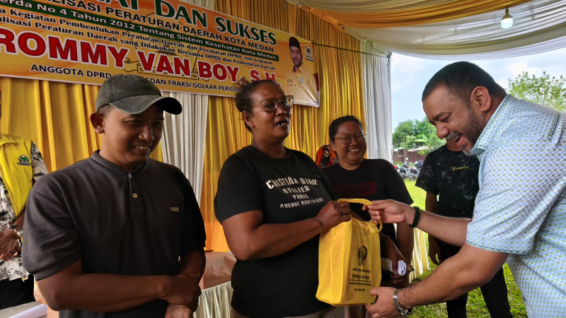 Rommy Van Boy Pastikan Akses Kesehatan Warga Medan