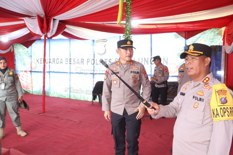 Kapolres Simalungun AKBP Marganda Aritonang Cek Langsung 6 Pos Ops Ketupat Toba 2026