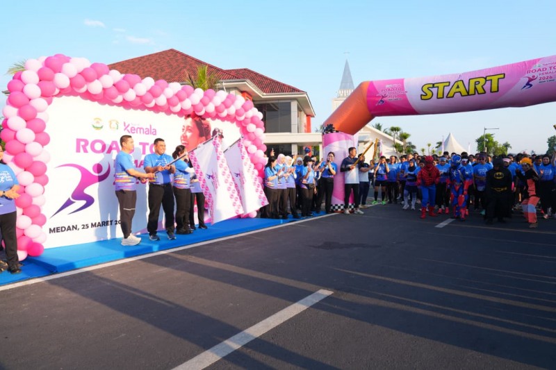 Gelorakan Semangat Olahraga, Polda Sumut Gelar "Road to Kemala Run 2026" di Medan